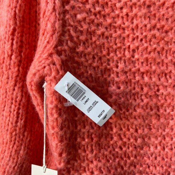 Aritzia Wilfred Le Fou Coral Lindy Knit Alpaca Sweater - XXS NWT - Picture 4 of 6